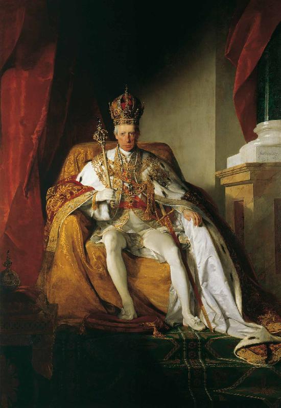 Friedrich von Amerling Emperor Franz II oil painting image